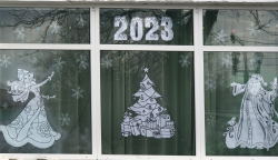 #новогодниеокна2023 - Государственное автономное учреждение Свердловской области спортивная школа олимпийского резерва по велоспорту "Велогор"